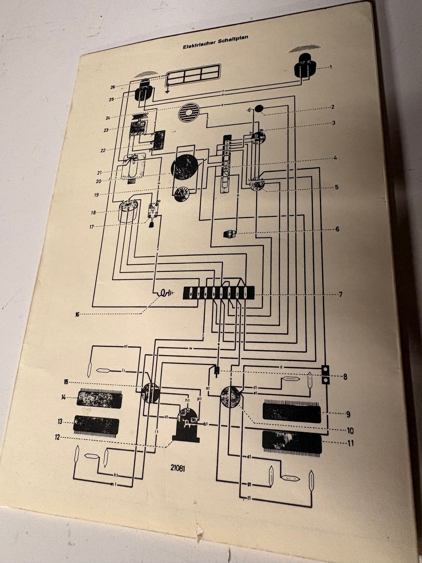 Betriebsanleitung Deutz D5506 mit Stromlaufplan und Fehlertabelle