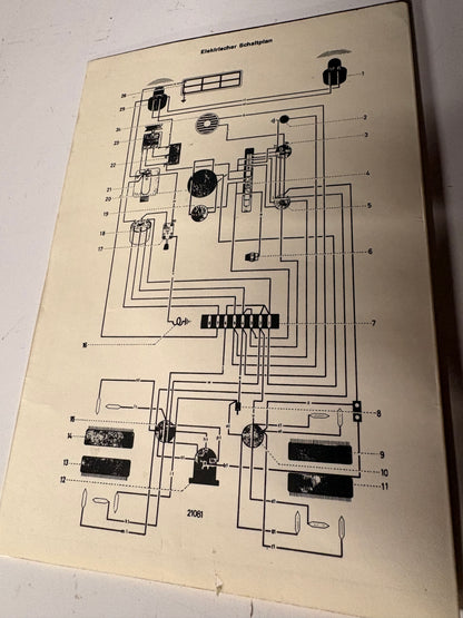 Betriebsanleitung Deutz D5506 mit Stromlaufplan und Fehlertabelle