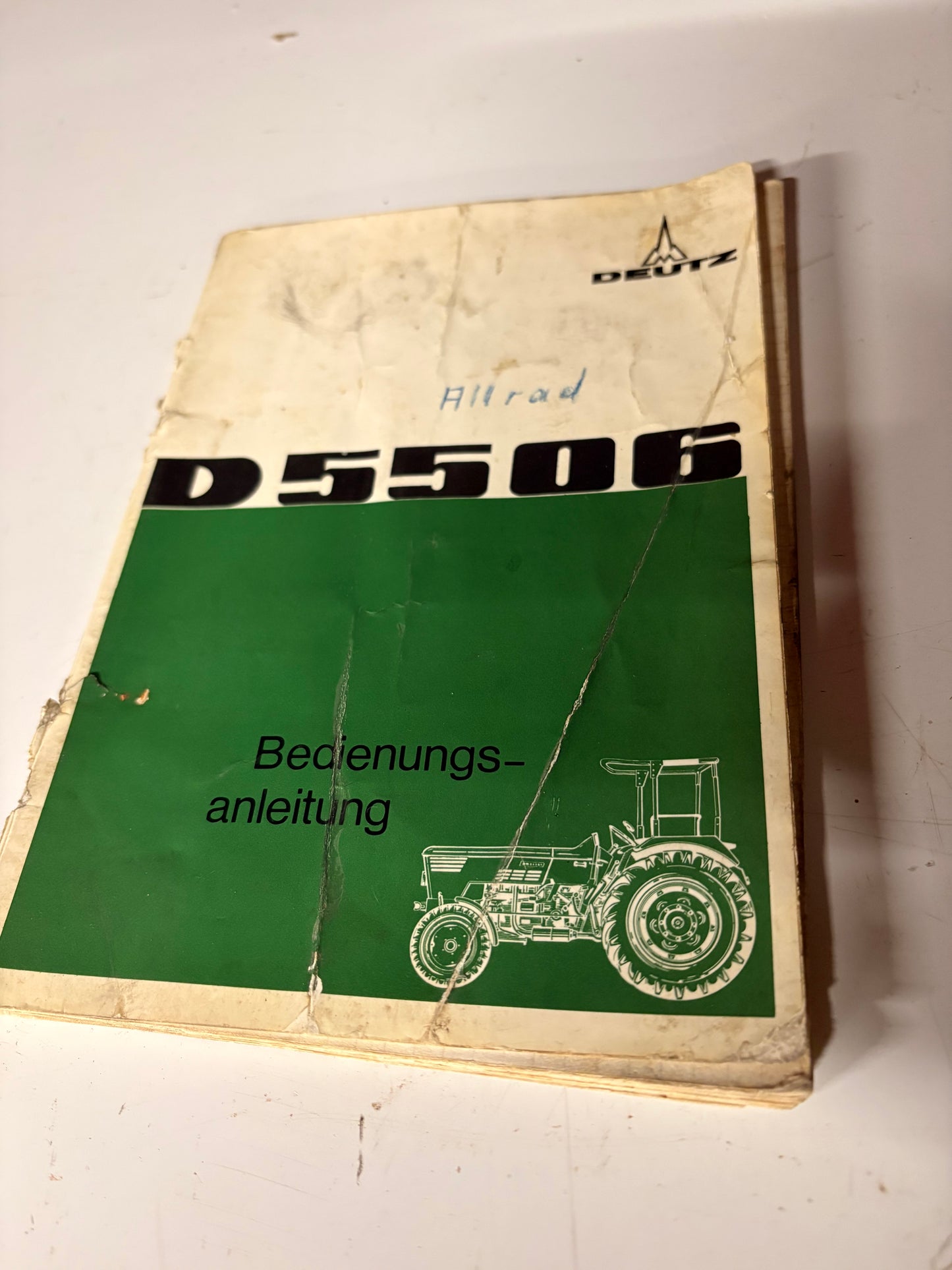 Betriebsanleitung Deutz D5506 mit Stromlaufplan und Fehlertabelle