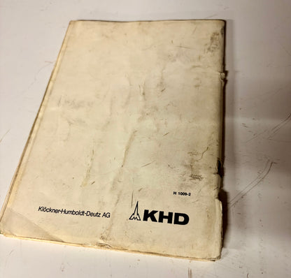 Betriebsanleitung Deutz D5506 mit Stromlaufplan und Fehlertabelle