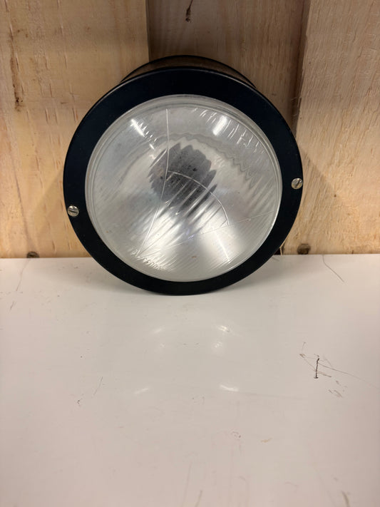 Deutz 06 Frontscheinwerfer Glas mit Lampenfassung schwarz